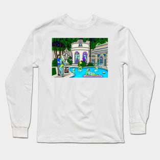 Alien Pool Party Long Sleeve T-Shirt